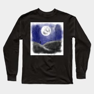 The Moon Long Sleeve T-Shirt